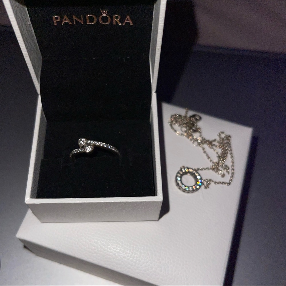 Pandora ring and necklace !